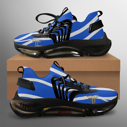 Air React Runner – Blue Stripe, black sole