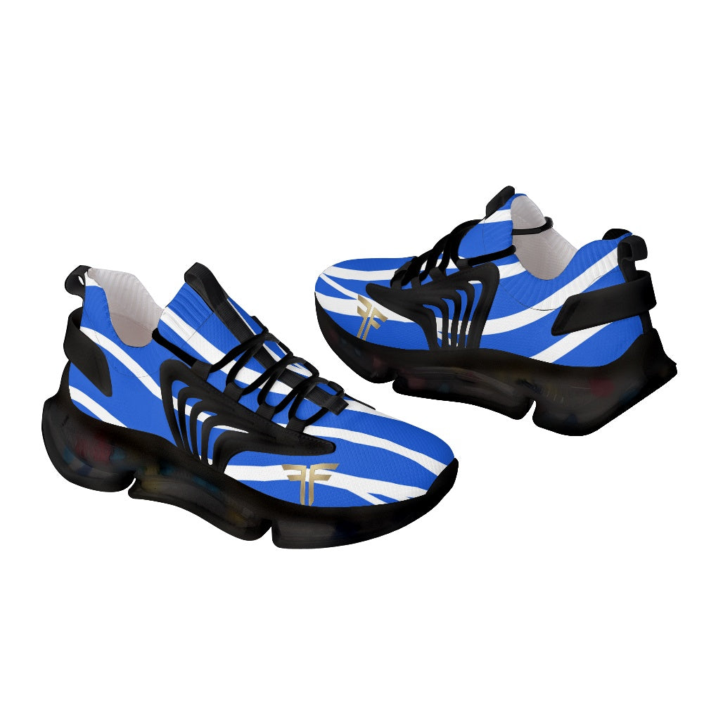 Air React Runner – Blue Stripe, black sole