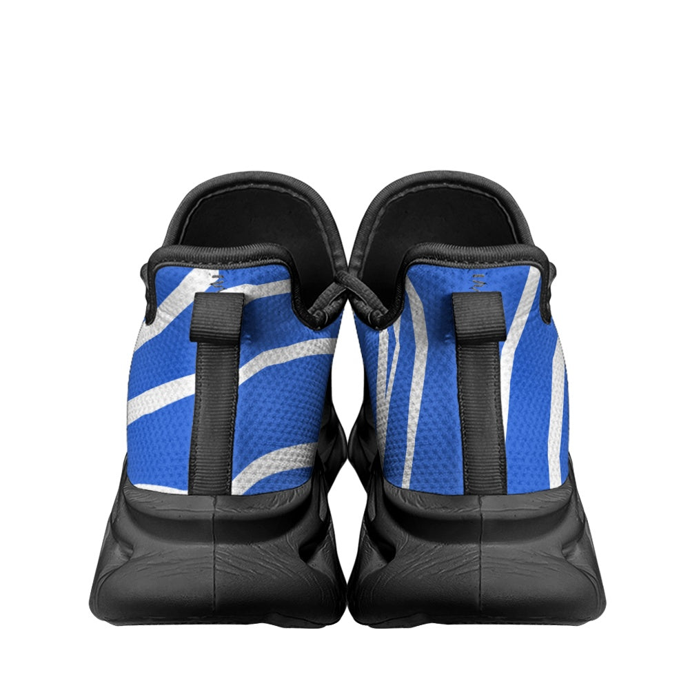 Max Soul Workout – Blue Mixed Stripe, black sole