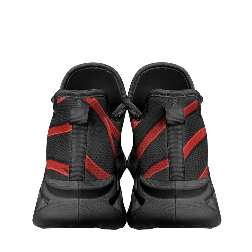 Max Soul Workout – Black & Red Stripe, black sole