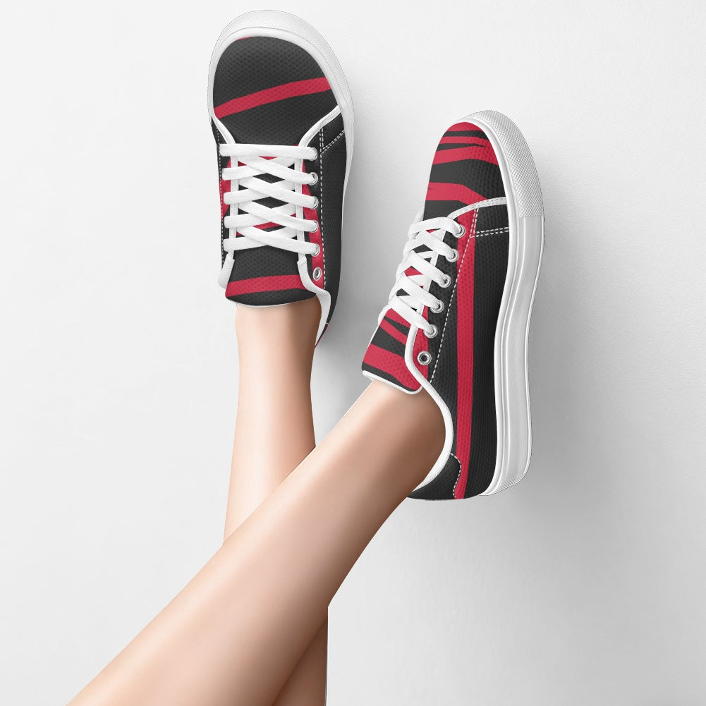 Everyday Casuals – Black & Red Stripe