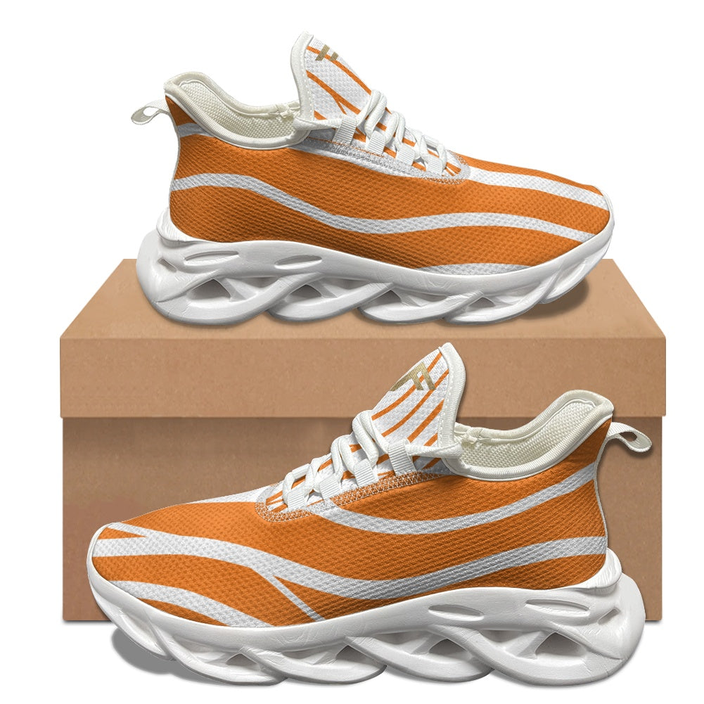 Max Soul Workout – Orange Stripe, white sole