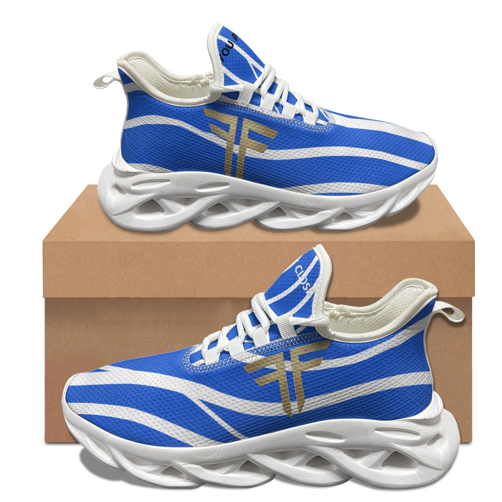 Max Soul Workout – Blue Stripe, white sole