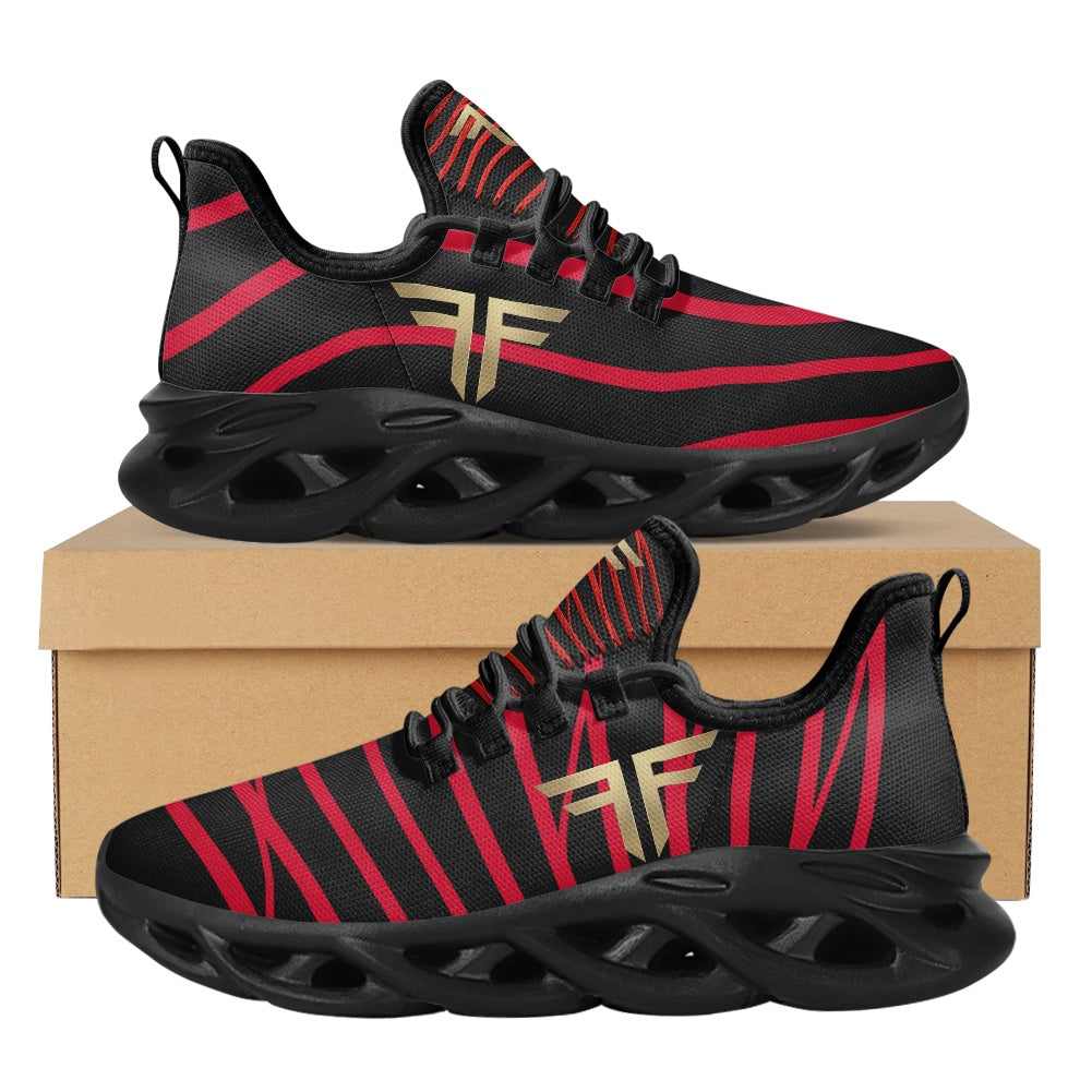 Max Soul Workout – Black & Red Wave, black sole