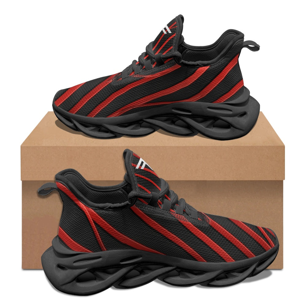 Max Soul Workout – Black & Red Stripe, black sole