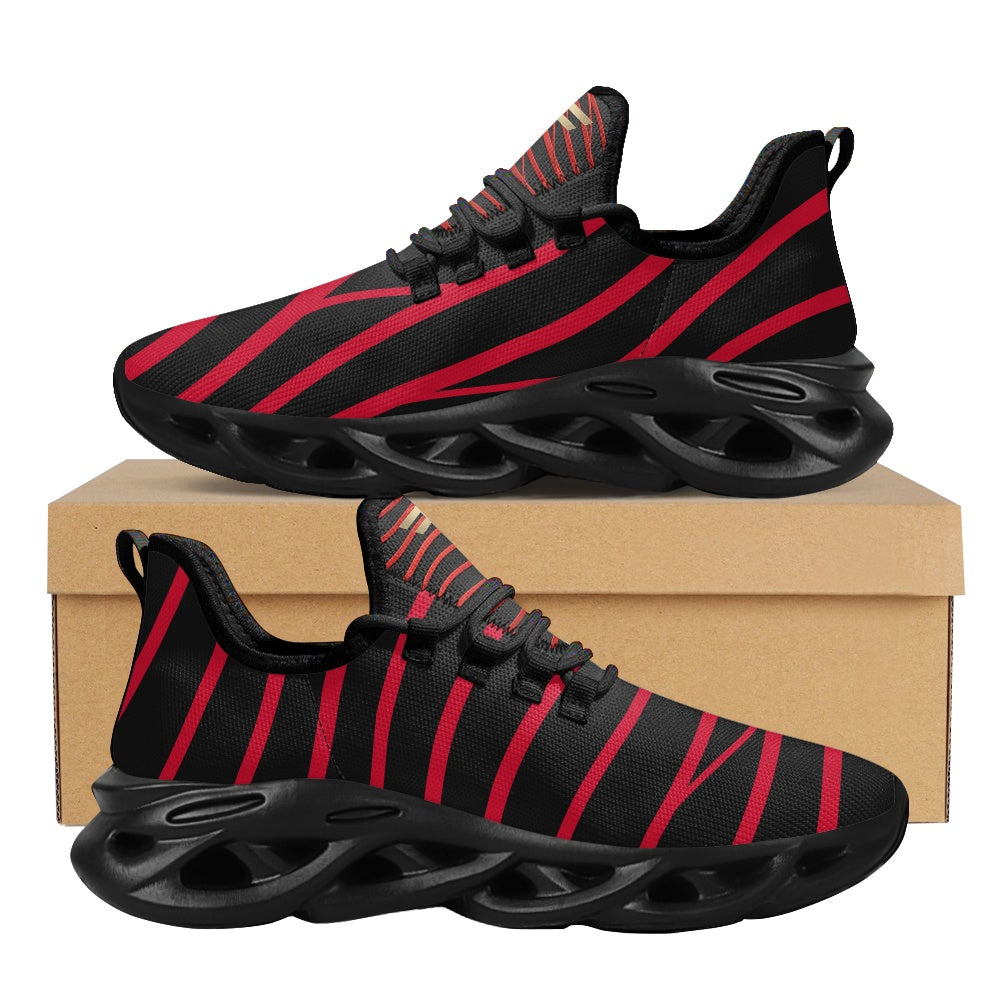 Max Soul Workout – Black & Red Wave, black sole