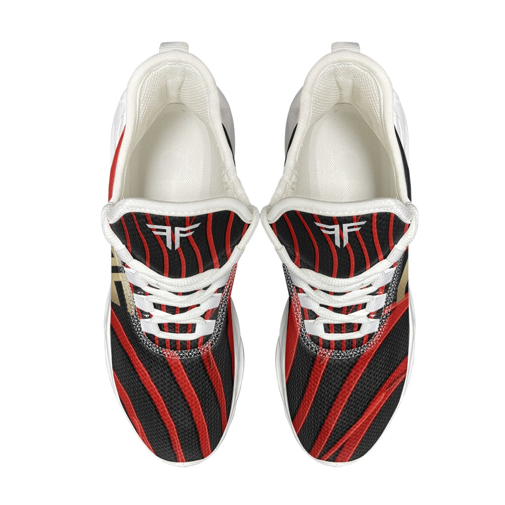 Max Soul Workout – Black & Red Stripe, white sole
