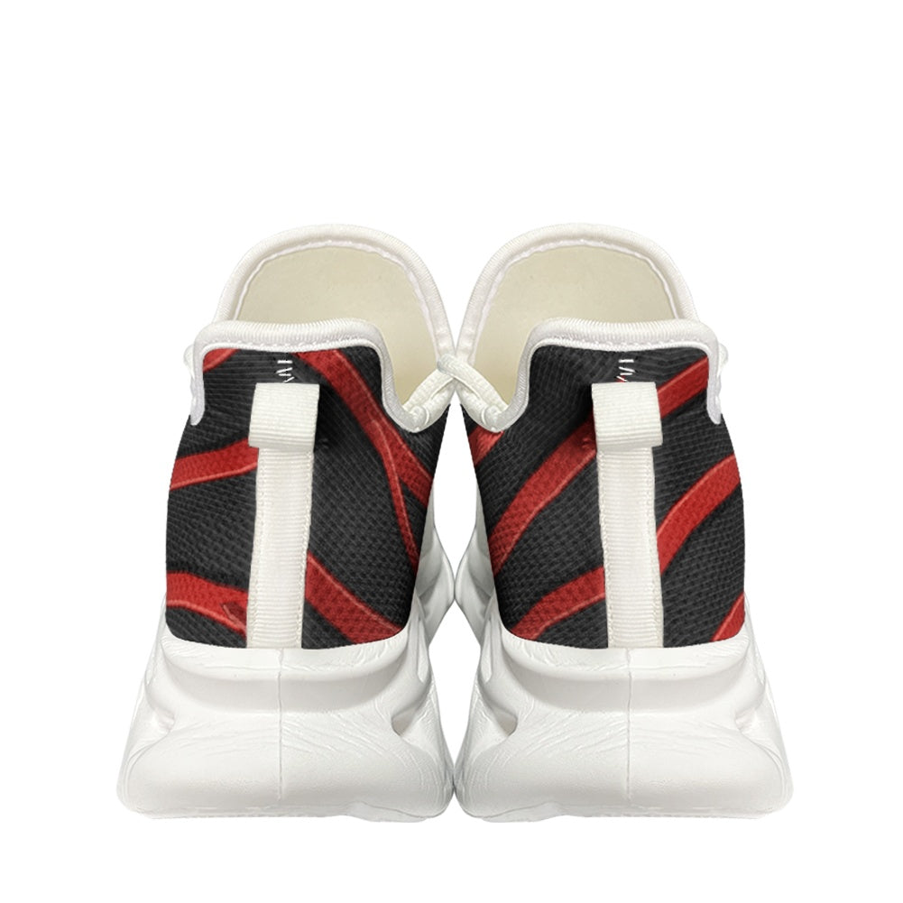 Max Soul Workout – Black & Red Stripe, white sole