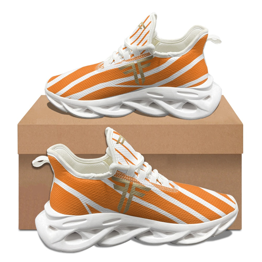 Max Soul Workout – Orange Stripe, white sole