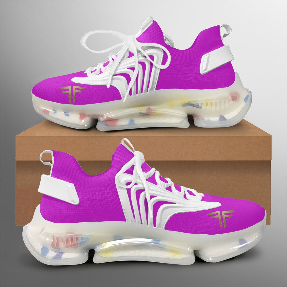 Air React Runner – Magenta, white sole