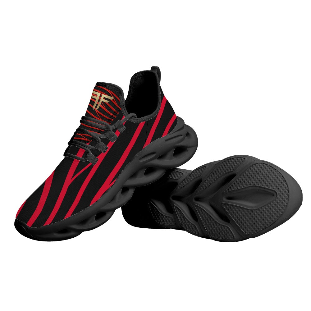Max Soul Workout – Black & Red Wave, black sole