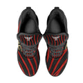 Max Soul Workout – Black & Red Stripe, black sole